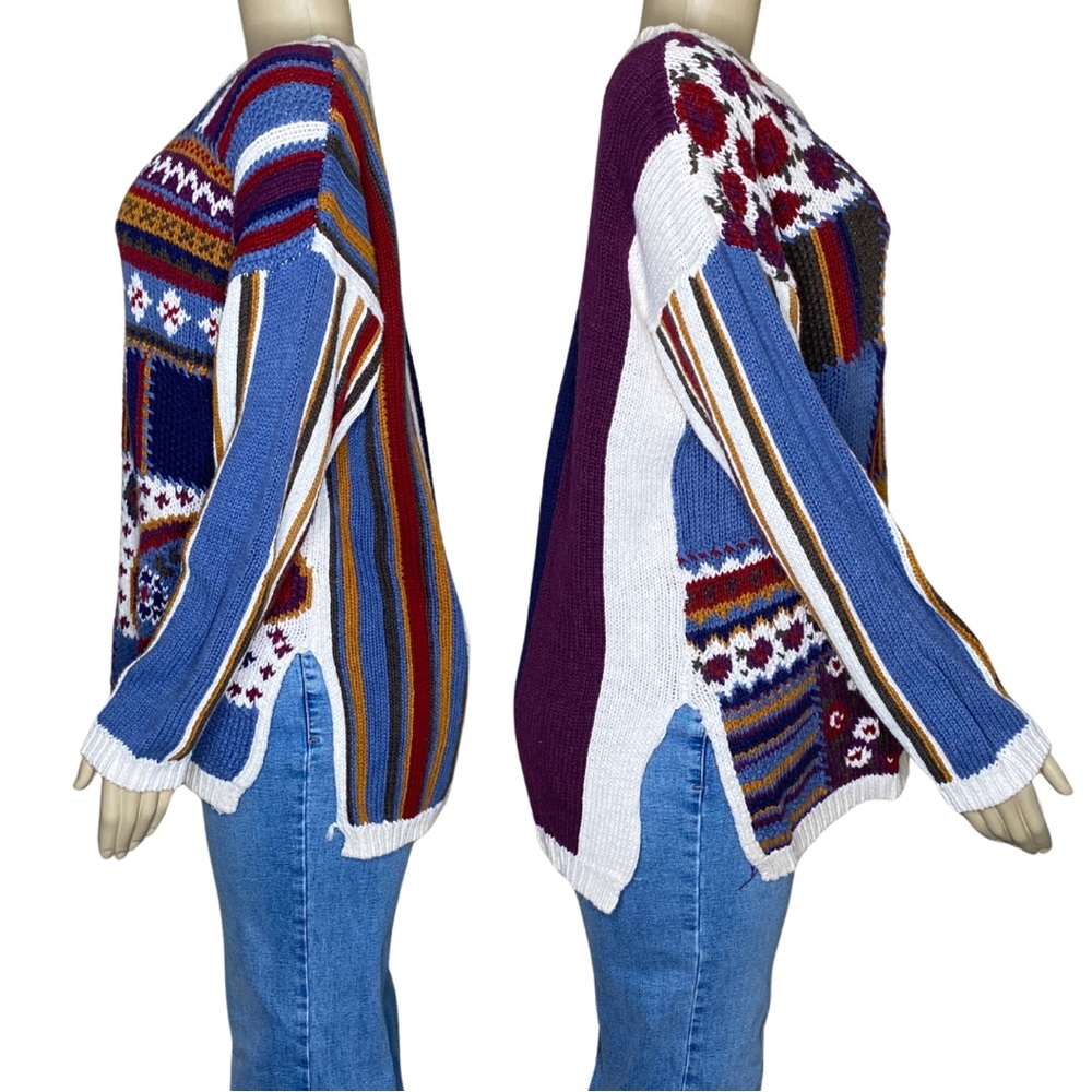 Vintage Cabin Core Patchwork Tapestry Grandma Cor… - image 6